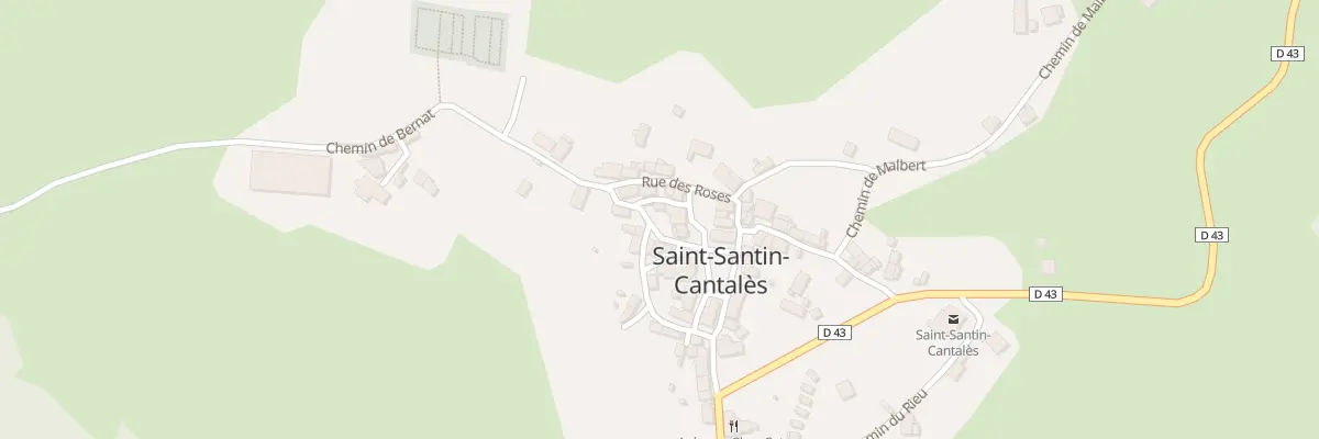 Plan du 5041 Le Bourg à Saint-Santin-Cantalès