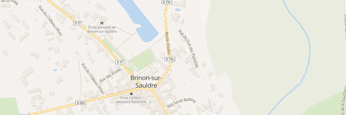 Plan du 2 Rte d’Isdes Rd77e à Brinon-sur-Sauldre