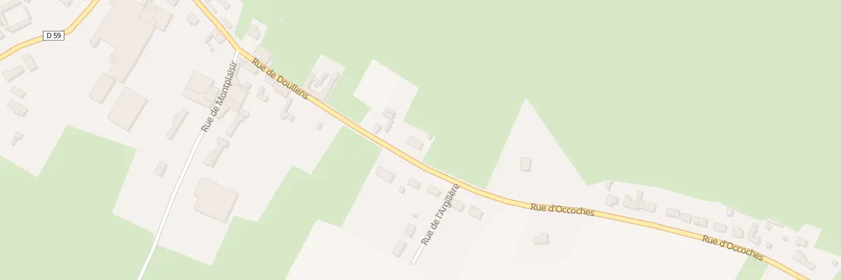 Plan du 17 Rue de Doullens à Outrebois