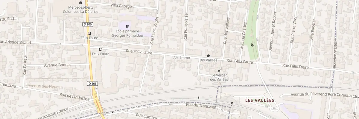 Plan du 48 Rue Félix Faure à Colombes