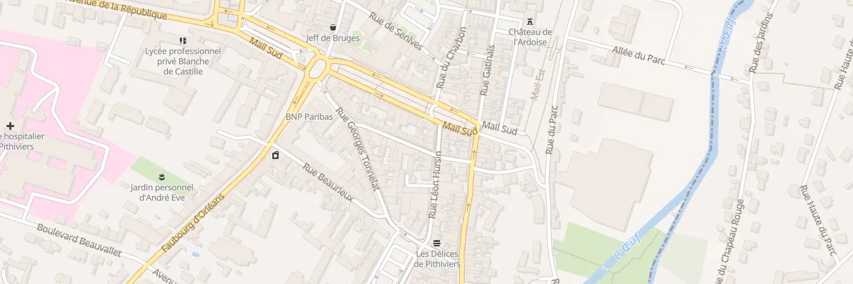 Plan du 23 Rue des Pressoirs à Pithiviers