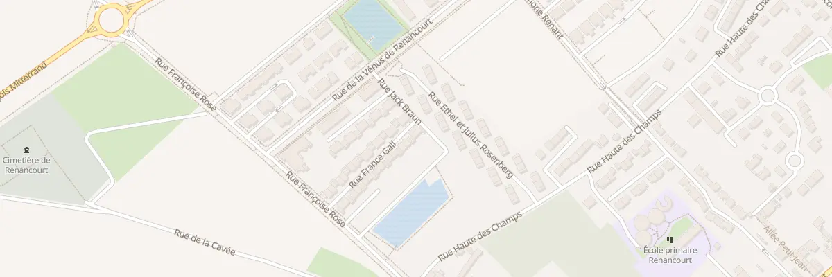 Plan du 26 Rue France Gall à Amiens