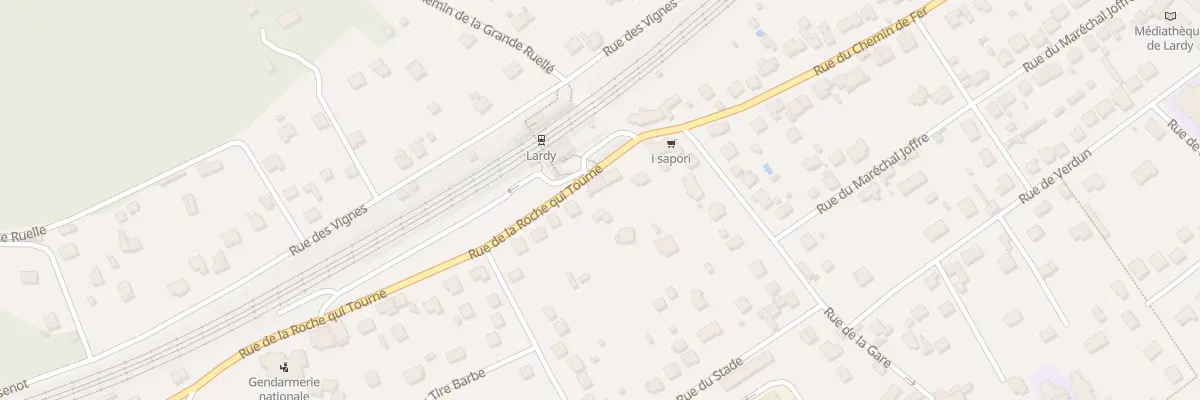 Plan du 8 Rue de la Roche Qui Tourne à Lardy