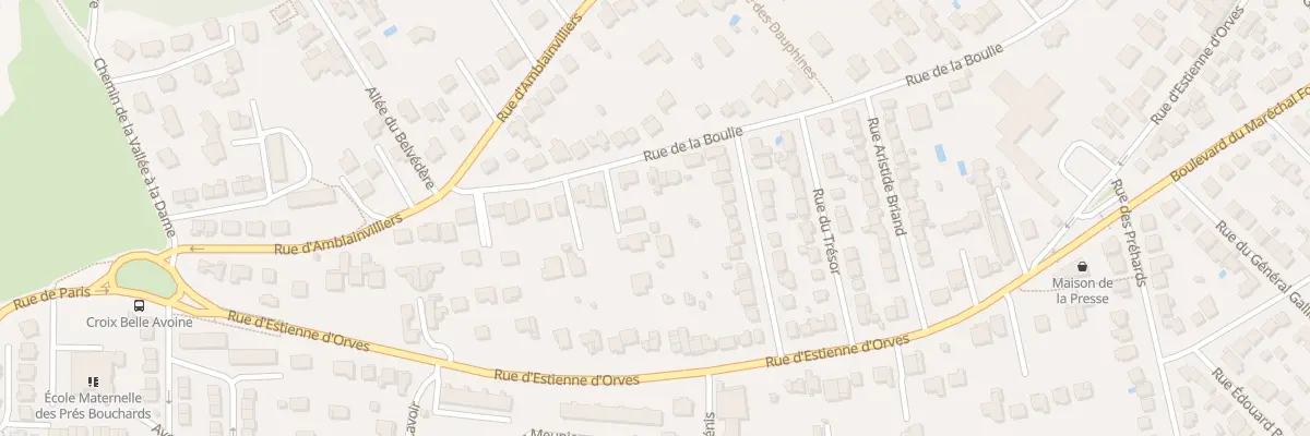 Plan du 25B Rue de la Boulie à Verrières-le-Buisson