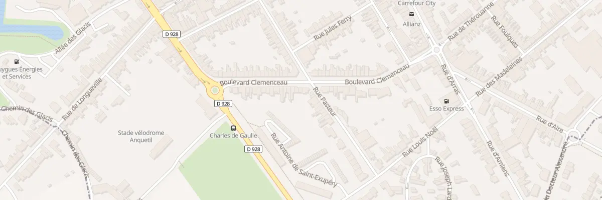 Plan du 61 Bd Clémenceau à Saint-Omer