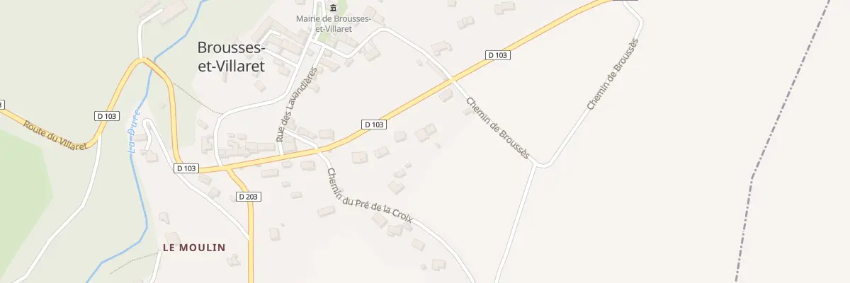 Plan du 5 Rte de Cuxac à Brousses-et-Villaret