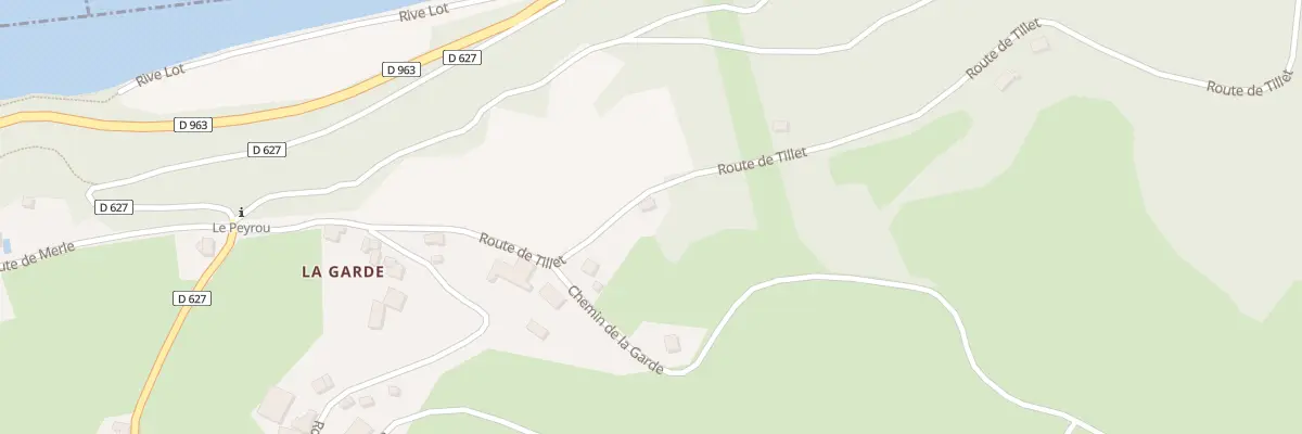 Plan du 5179 La Garde à Flagnac
