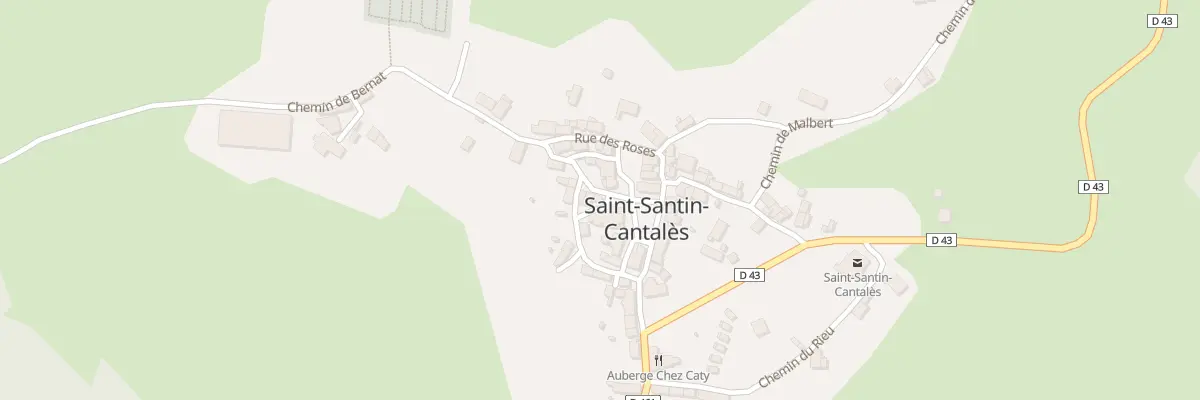 Plan du 5024 Le Bourg à Saint-Santin-Cantalès