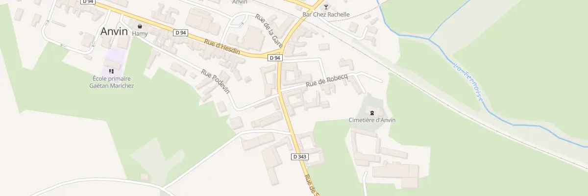 Plan du 70 Rue de Saint-pol à Anvin