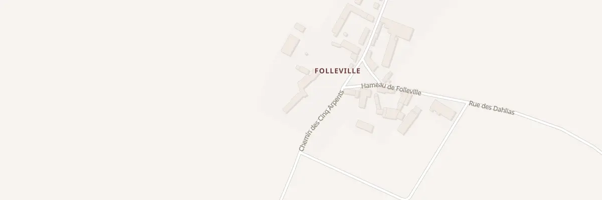 Plan du 5 Folleville à Césarville-Dossainville