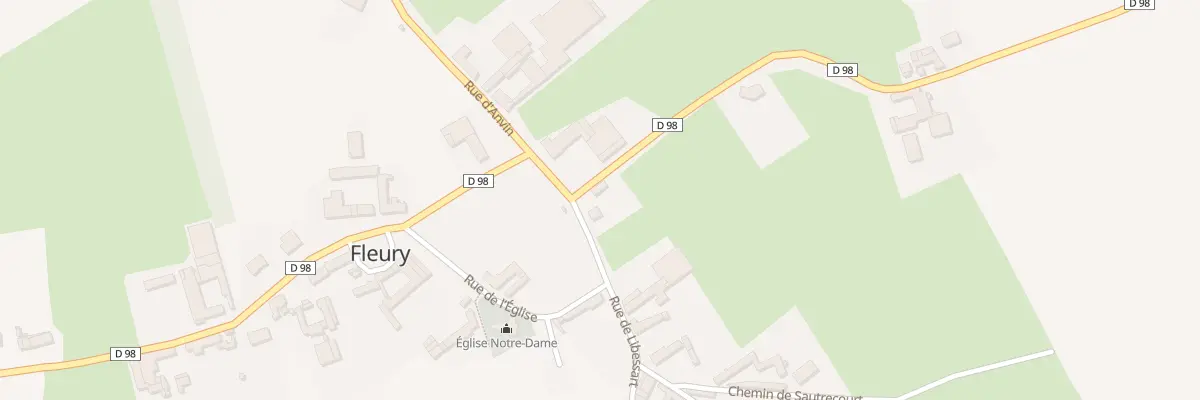 Plan du 1 Rue de Libessart à Fleury