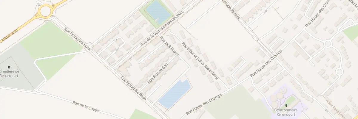 Plan du 28 Rue France Gall à Amiens