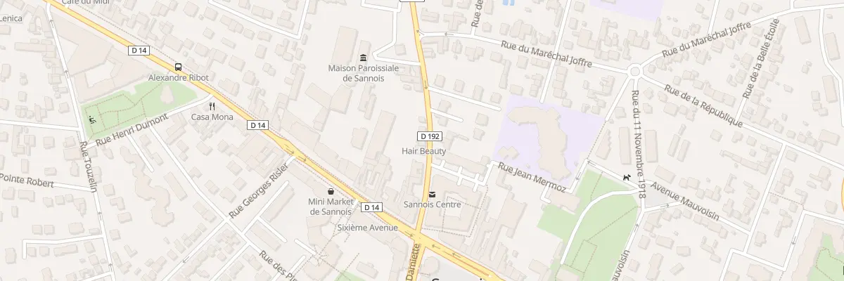 Plan du 11 Rue du Lnt Georges Keiser à Sannois