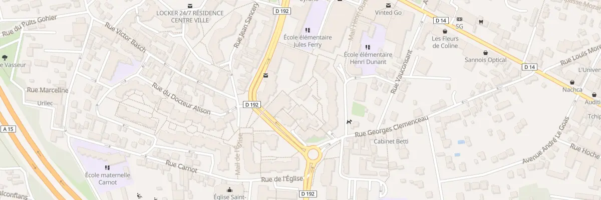 Plan du 7 Sq Jules Ferry à Sannois