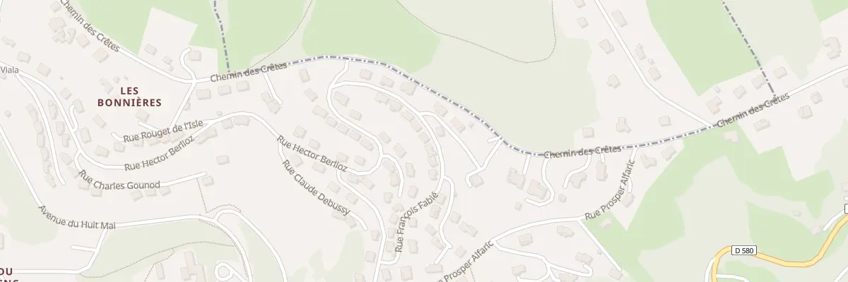 Plan du 332 Rue Francois Fabie à Decazeville