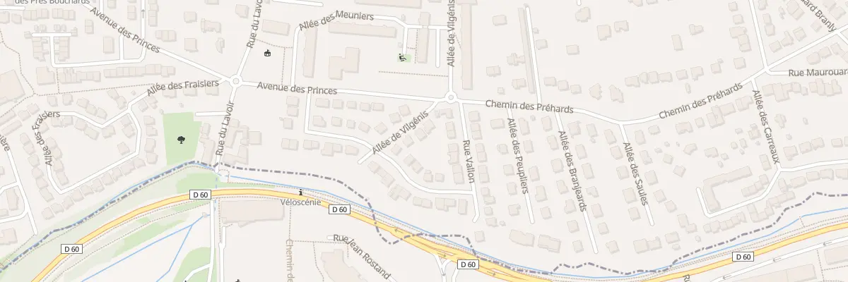 Plan du 3 All de Vilgénis à Verrières-le-Buisson