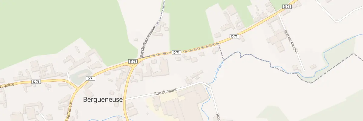 Plan du 3 Rue d’Heuchin à Bergueneuse