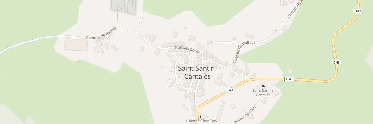 Plan du 5042 Le Bourg à Saint-Santin-Cantalès