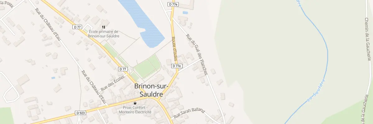 Plan du 5 Rue de la Coudre à Brinon-sur-Sauldre