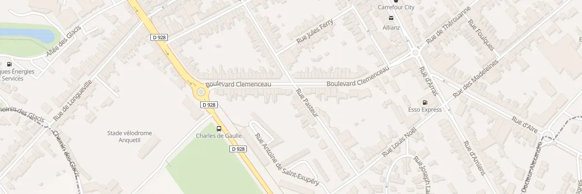 Plan du 63 Bd Clémenceau à Saint-Omer