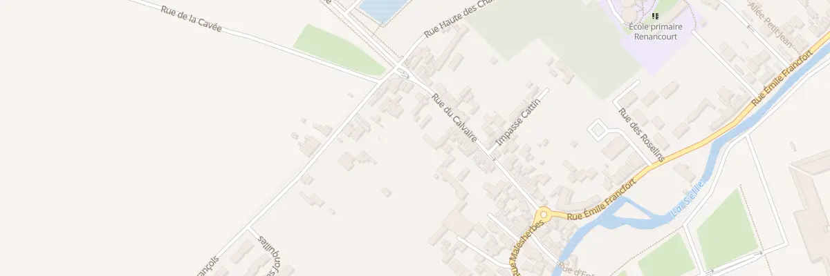 Plan du 73 Rue du Calvaire à Amiens