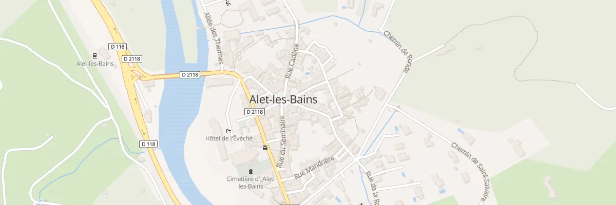 Plan du 162 Rue Calvière à Alet-les-Bains
