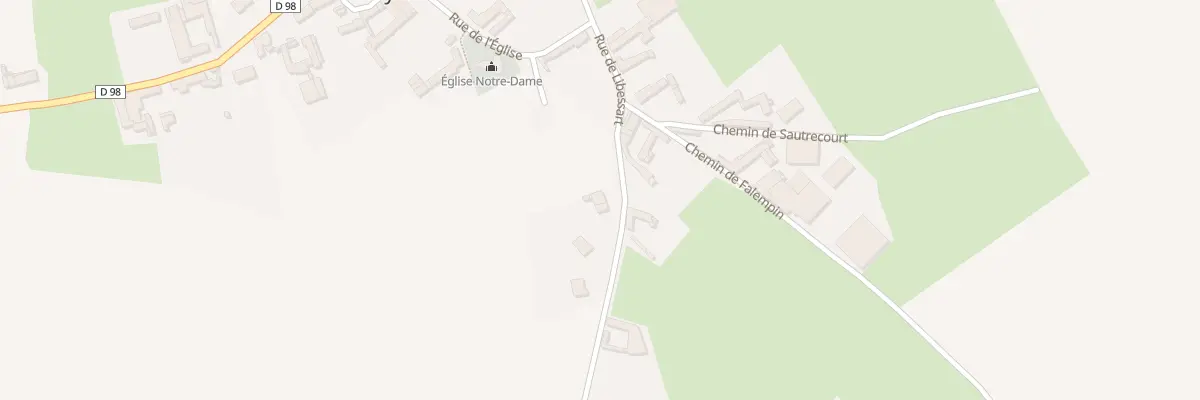 Plan du 10 Rue de Libessart à Fleury