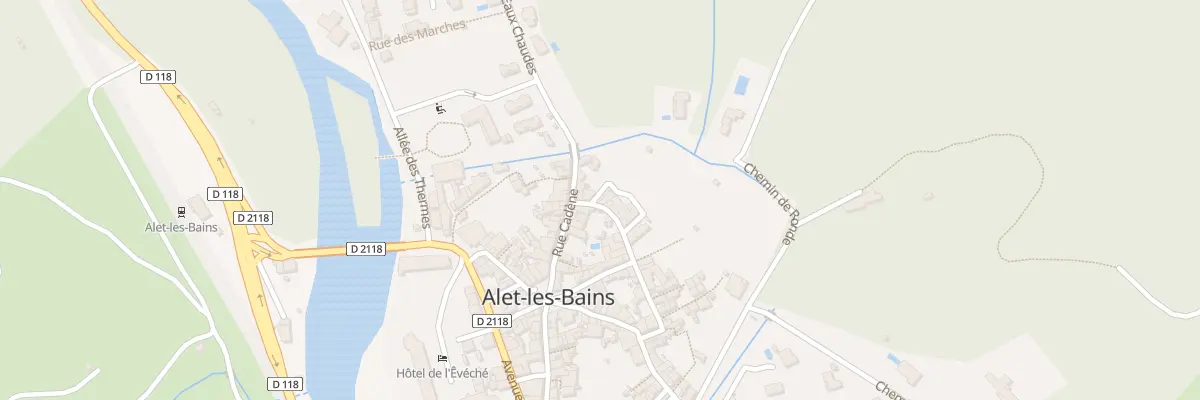 Plan du 5 Rue de la Juiverie à Alet-les-Bains