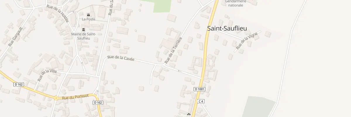 Plan du 2 Rue de la Terriere à Saint-Sauflieu