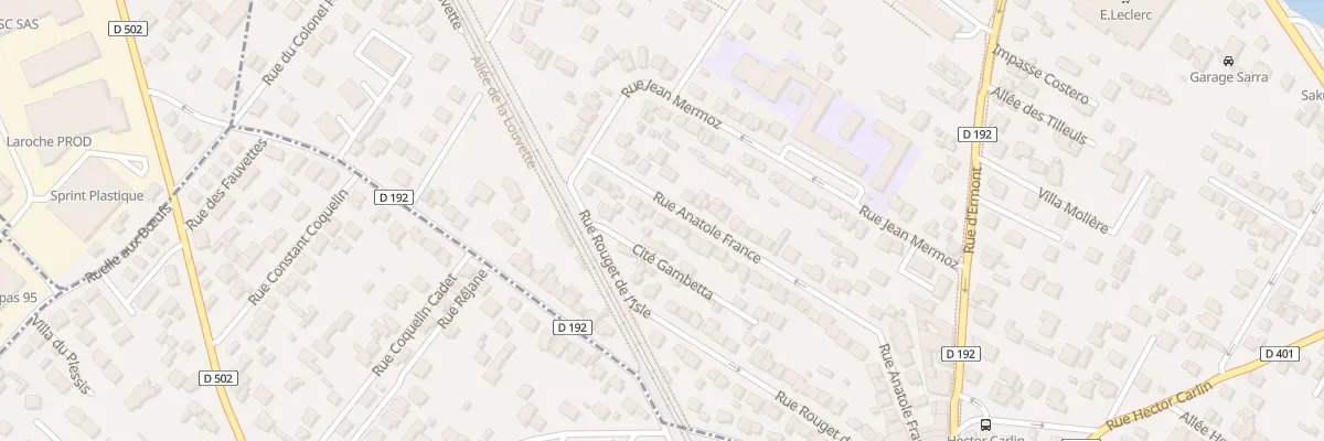 Plan du 49 Rue Anatole France à Saint-Prix