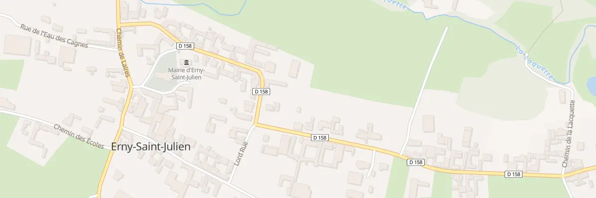 Plan du 1 Rue Basse Boulogne à Erny-Saint-Julien