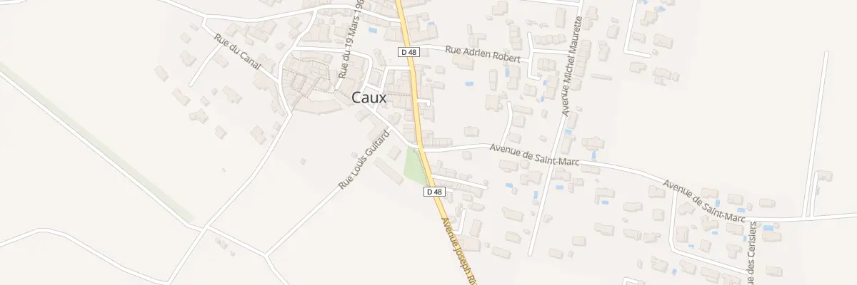 Plan du 2 Av de St Marc à Caux-et-Sauzens