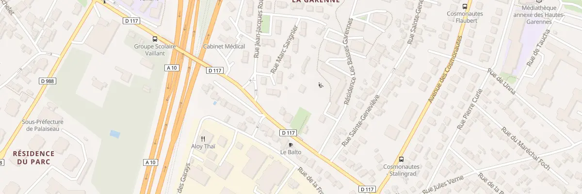 Plan du 43 Av Stalingrad à Palaiseau