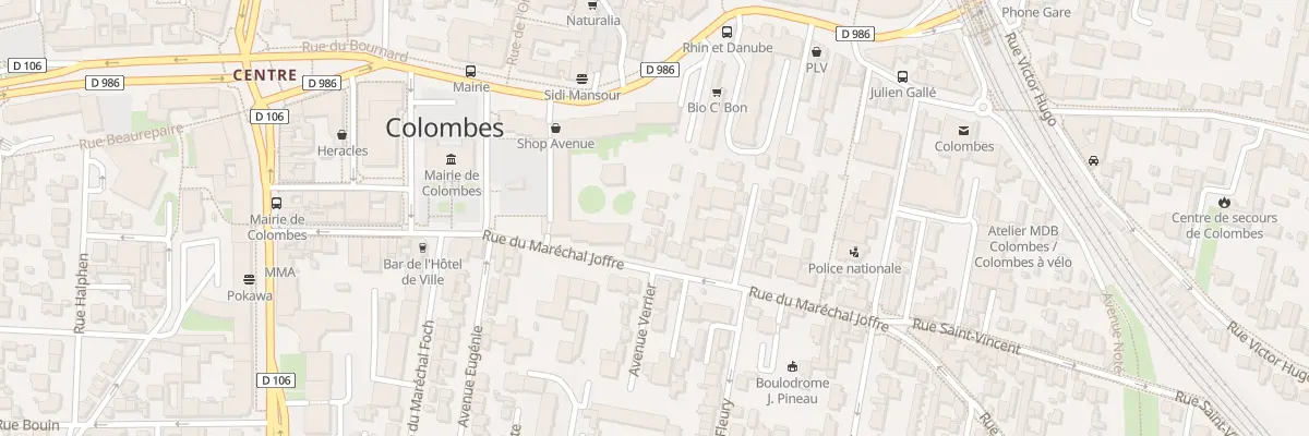 Plan du 41 Rue du Maréchal Joffre à Colombes