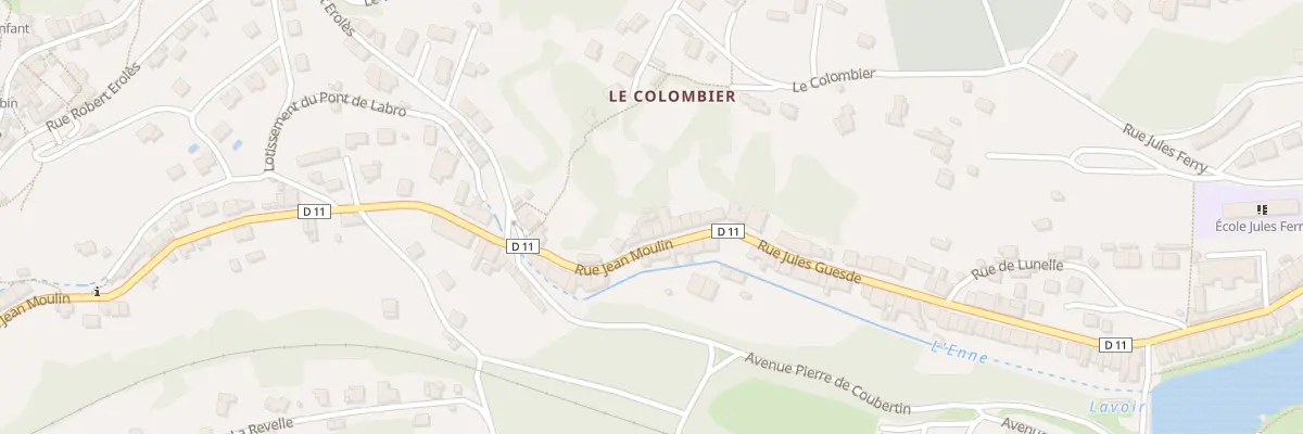 Plan du 63A Rue Jean Moulin à Aubin