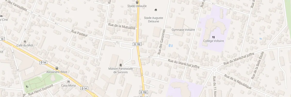 Plan du 42 Rue du Lnt Georges Keiser à Sannois
