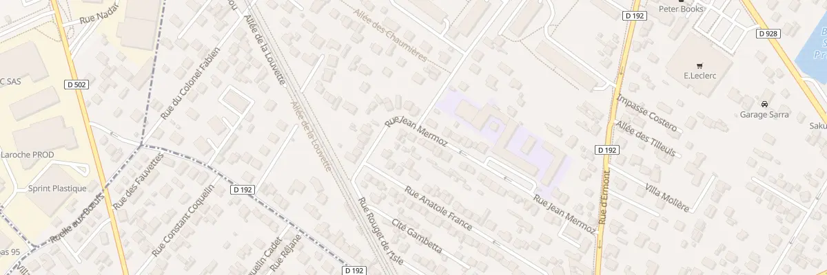Plan du 39 Rue Jean Mermoz à Saint-Prix