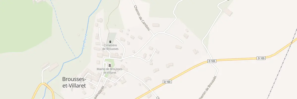 Plan du 134 L’Hort des Bucs à Brousses-et-Villaret