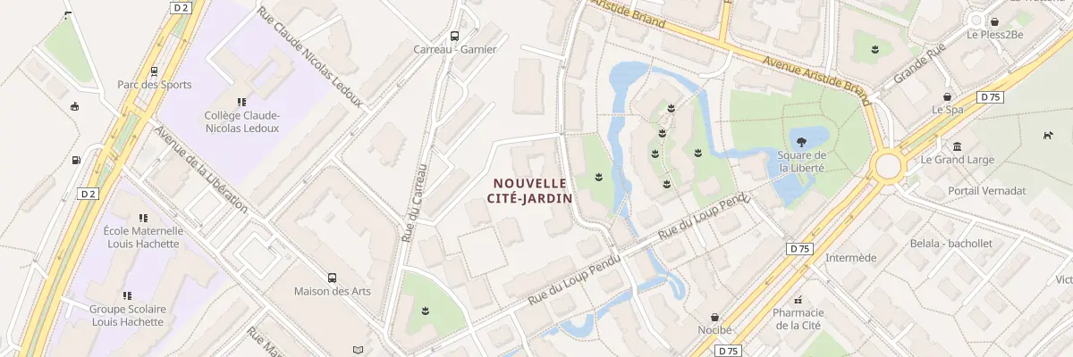Plan du 11 Rue de la Raye Tortue au Plessis-Robinson