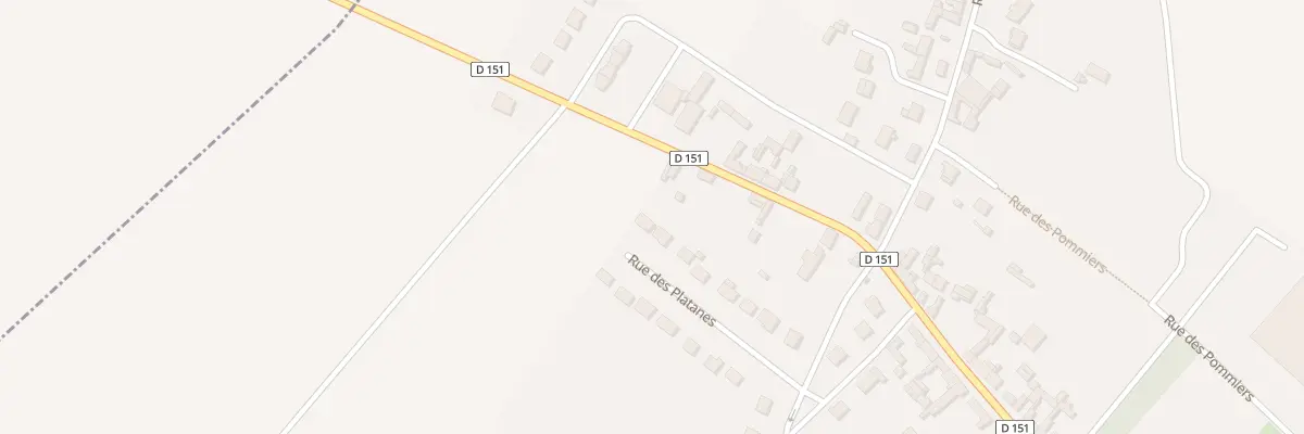 Plan du 162 Rue des Platanes à Noyers-Saint-Martin