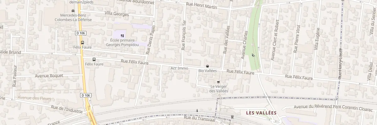 Plan du 37 Rue Félix Faure à Colombes