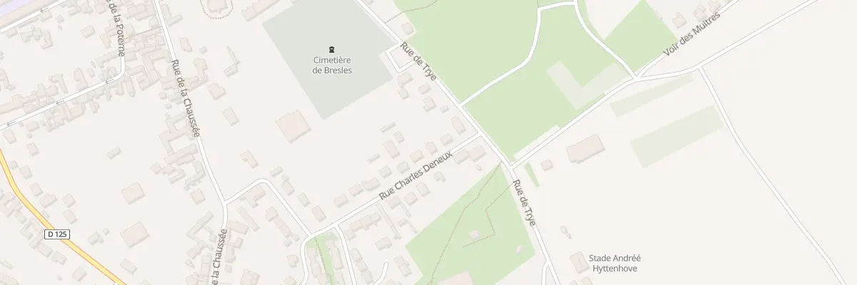 Plan du 25 Rue Charles Deneux à Bresles