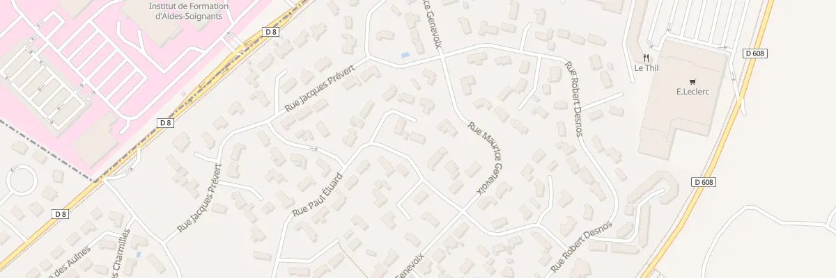 Plan du 23 Rue Paul Eluard à Salouël