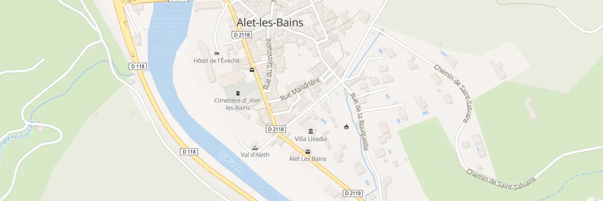 Plan du 201 Rue Mandrière à Alet-les-Bains