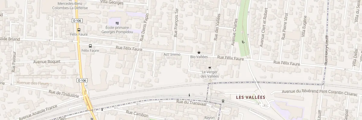 Plan du 52 Rue Félix Faure à Colombes