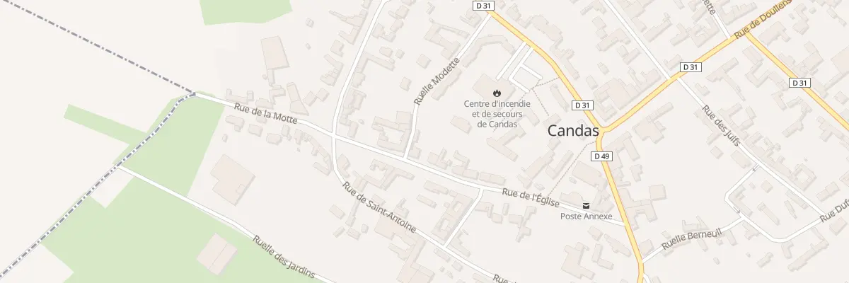 Plan du 20 Rue de l’Eglise à Candas