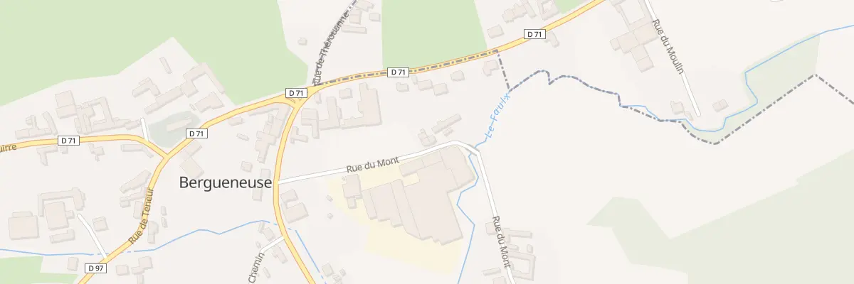 Plan du 2 Rue du Mont à Bergueneuse