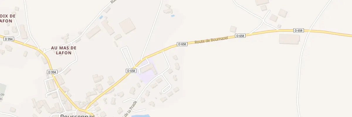 Plan du 5314 La Sole à Roussennac