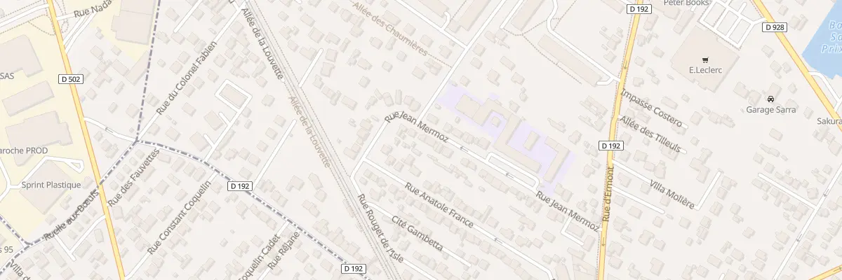 Plan du 37 Rue Jean Mermoz à Saint-Prix