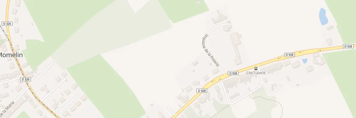 Plan du 28B Rte de Bergues à Nieurlet